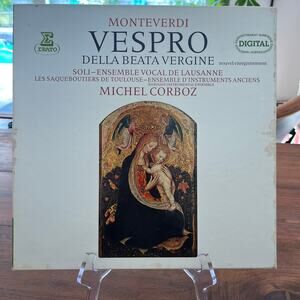 Monteverdi Vespro Della Beata Vergine 2xLP Box Set 1983 Erato 750292 France